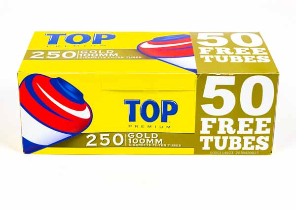 Top Tubes 250 ct Gold 100mm