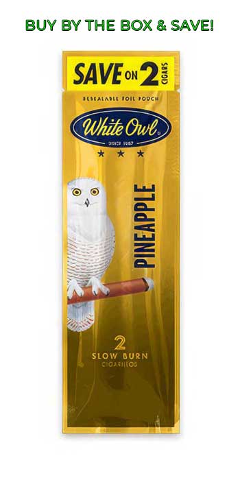 White Owl Foil Pouch Cigarillos - Pineapple