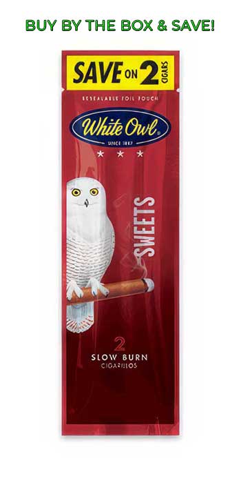 White Owl Foil Pouch Cigarillos - Sweets