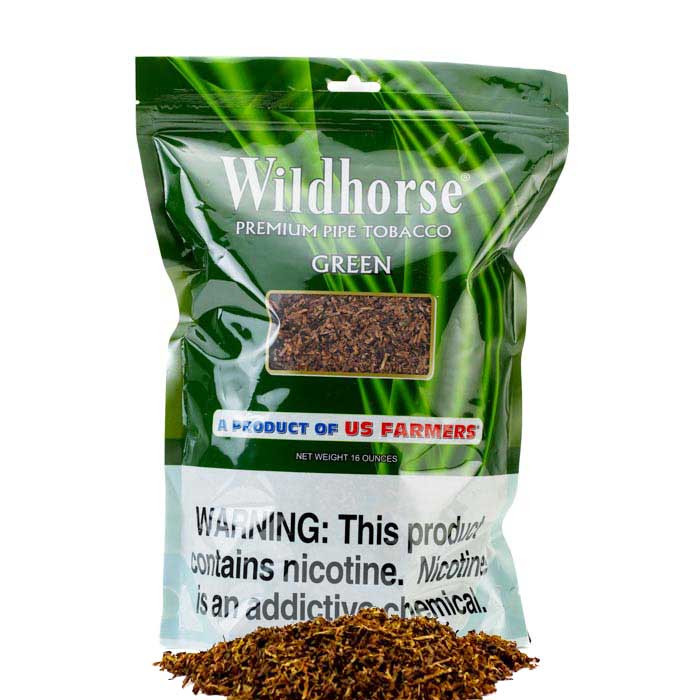 Wildhorse Pipe Tobacco 1 lb (16oz) - Green