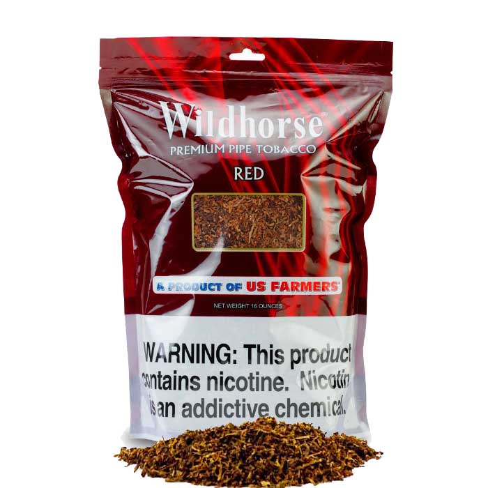 Wildhorse Pipe Tobacco 1 lb (16oz) - Red