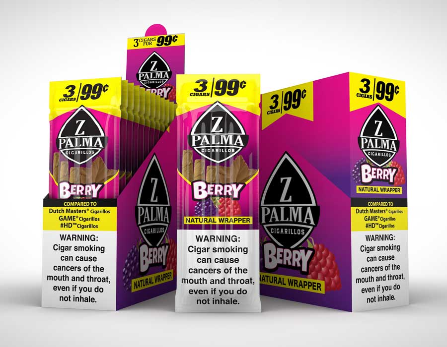 Z Palma Natural Cigarillos - Berry