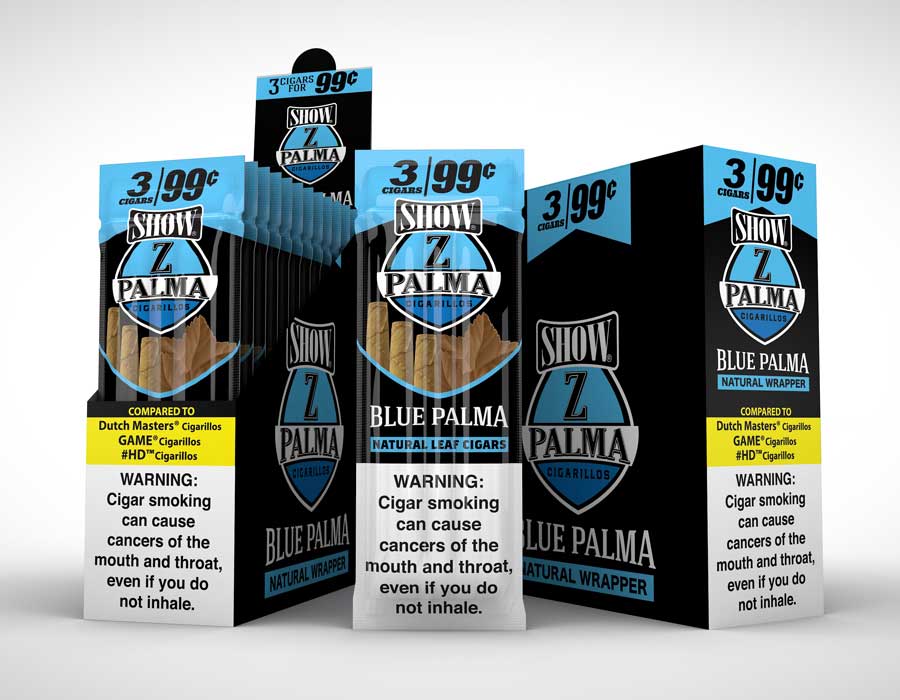 Z Palma Natural Cigarillos - Blue Palma