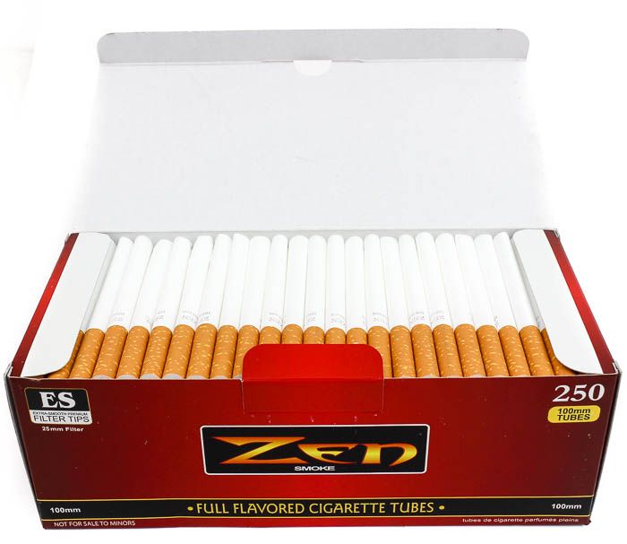Zen Tubes 250 ct. Red 100 mm