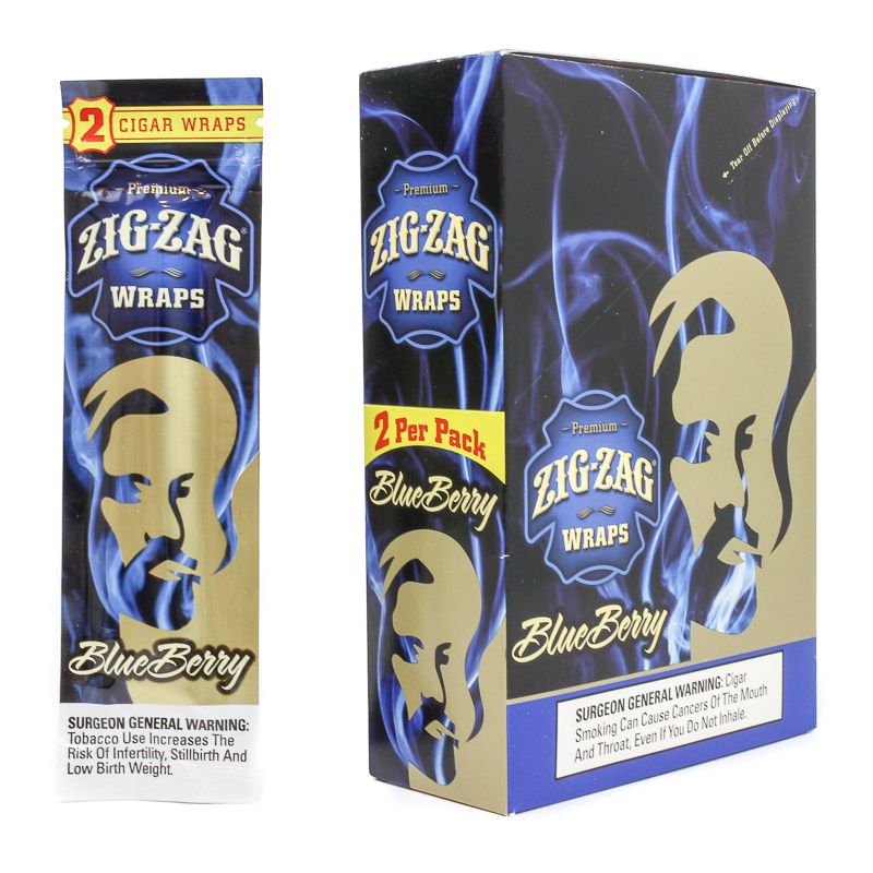 Zig Zag Premium Blunt Wrap Pouch - BlueBerry