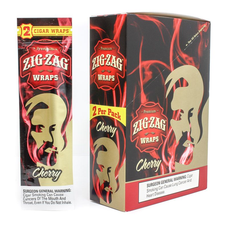 Zig Zag Premium Blunt Wrap Pouch - Cherry