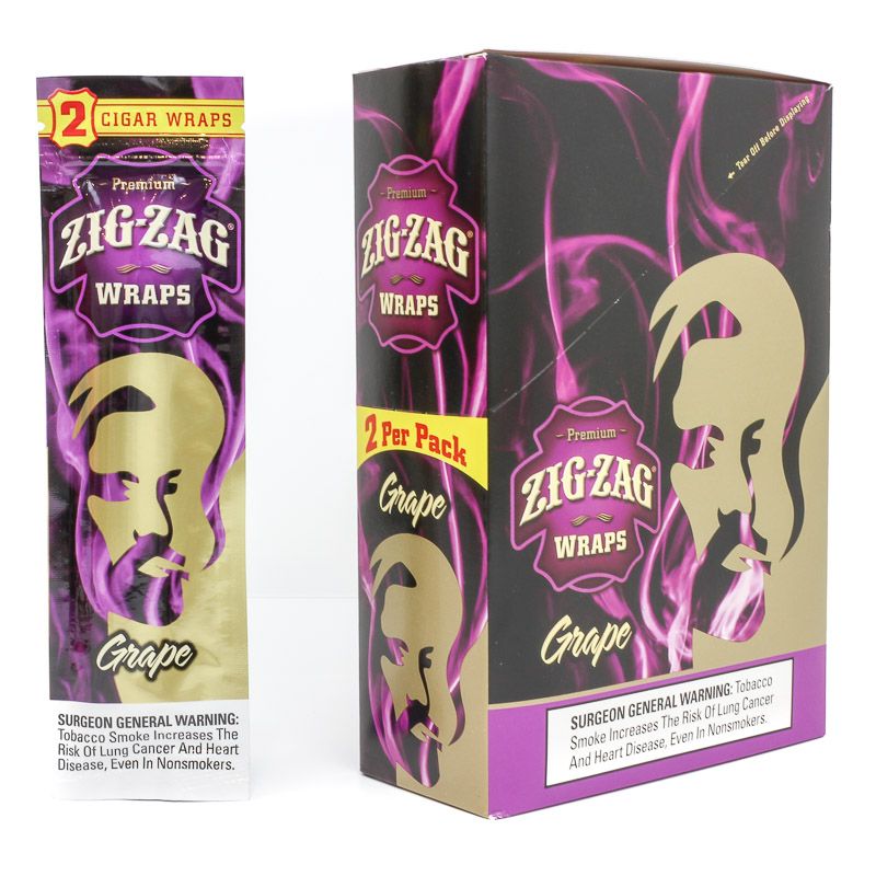 Zig Zag Premium Blunt Wrap Pouch - Grape