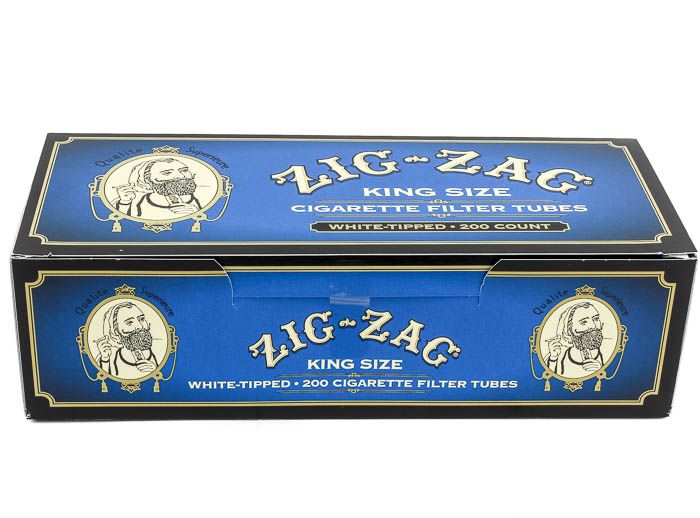 Zig Zag tubes 200 ct. Blue King