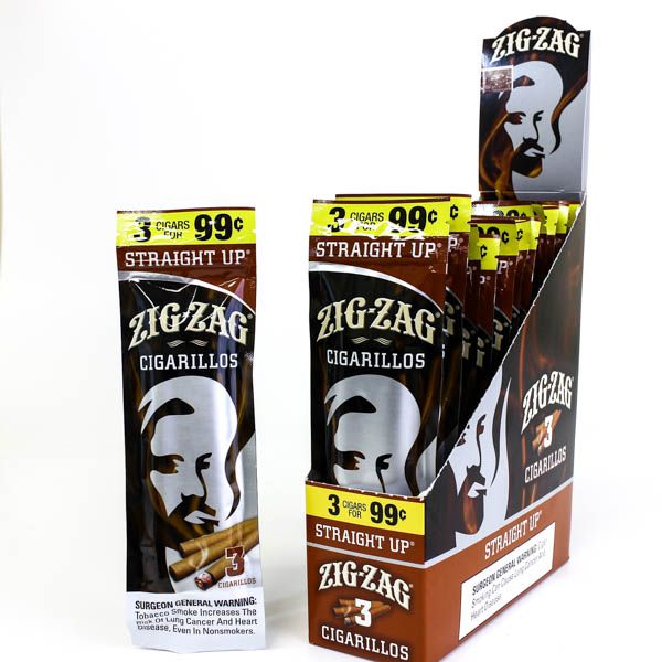 Zig Zag Foil Pouch Cigarillos - Straight Up